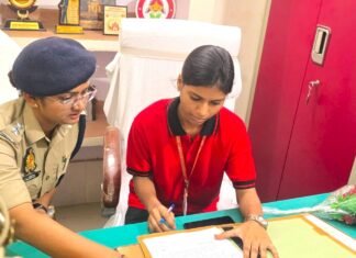 चुनार क्षेत्राधिकार की जिम्मेदारी 12वीं कक्षा की छात्रा ने संभाला