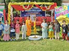 डैफोडिल्स पब्लिक स्कूल मिर्जापुर में दशहरा और गांधी जयंती समारोह का भव्य आयोजन