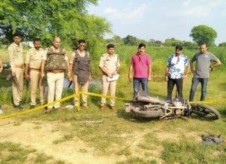 मिर्जापुर पुलिस के मुठभेड़ में तीन शातिर लुटेरे गिरफ्तार