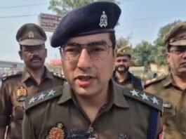 विंध्याचल मंदिर पर आतंकवादी हमला होने की खबर पर पुलिस सतर्क