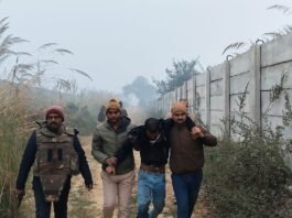 मिर्जापुर पुलिस का गो-तस्करों पर शिकंजा, चुनार में मुठभेड़ के बाद तस्कर घायल