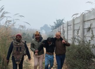 मिर्जापुर पुलिस का गो-तस्करों पर शिकंजा, चुनार में मुठभेड़ के बाद तस्कर घायल