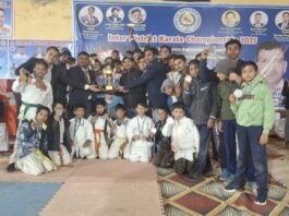 अंतर जिला कराटे चैंपियनशिप 2025 का भदोही में भव्य आयोजन, डैफोडिल्स स्कूल रहा उपविजेता