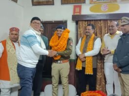 कछवा में सीओ सदर अमर बहादुर के स्थानांतरण पर आयोजित हुआ विदाई समारोह