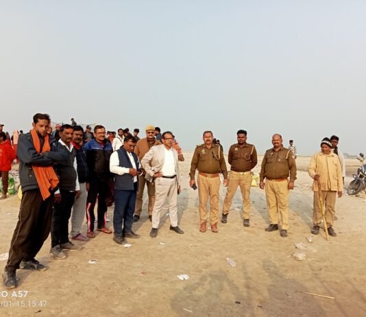 मकर संक्रांति पर एसडीएम सदर ने घाटों का किया निरीक्षण