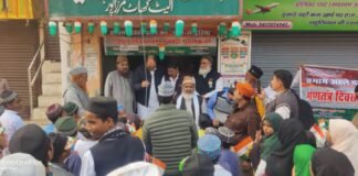 जय हिंद के नारों से गूंजा मदरसा अरबिया, इलियट घाट में 77 वां गणतंत्र दिवस धूमधाम से मनाया गया