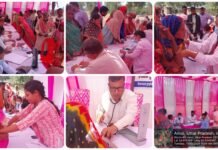 एपेक्स ट्रस्ट हॉस्पिटल द्वारा निःशुल्क स्वास्थ्य चिकित्सा शिविर में 156 मरीज हुए लाभान्वित