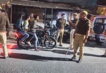 मिर्जापुर में सार्वजनिक स्थानों पर शराब सेवन करने वाले 3 गिरफ्तार