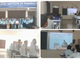 एपेक्स इंस्टीट्यूट ऑफ फार्मेसी में उन्नति स्किल डेवलपमेंट ट्रेनिंग प्रोग्राम का हुआ शुभारंभ*