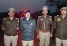 गौ तस्करी के खिलाफ बड़ी कार्रवाई, पुलिस फायरिंग में अभियुक्त दबोचा गया