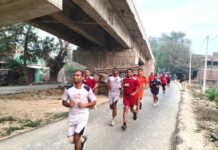 10 किमी क्रॉस कंट्री दौड़ में राहुल पटेल अव्वल, 392 रिक्रूट आरक्षियों ने दिखाया दमखम