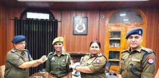 सेपक टकरा में कांस्य पदक जीतने पर महिला आरक्षी जया श्रीवास्तव पदोन्नत