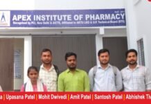 एपेक्स इंस्टीट्यूट ऑफ फार्मेसी, चुनार के 7 छात्रों का शोभित मेडिवर्ल्ड में कैंपस प्लेसमेंट