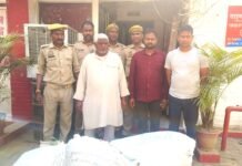 कछवां में खेत में उगाई जा रही थी पोस्ता की फसल, पुलिस ने तीन को दबोचा