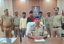 मारपीट व गैर इरादतन हत्या के प्रयास के मामले में तीन वांछित गिरफ्तार