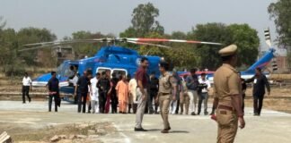 मिर्जापुर पहुंचे योगी आदित्यनाथ