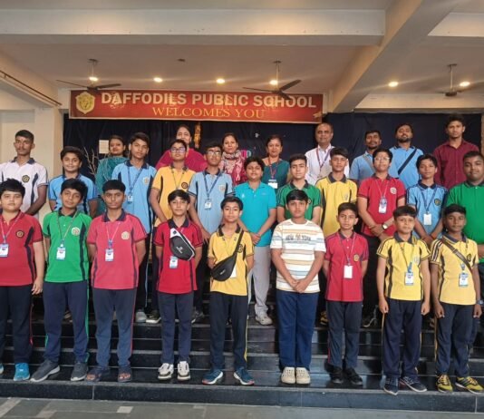 अल्मोड़ा के राज्य साहसिक कार्यक्रम के लिए 20 सदस्यीय डैफोडिल्स स्काउट टीम रवाना