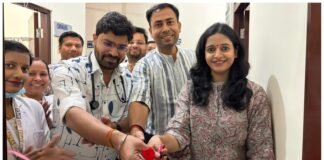 एपेक्स ट्रस्ट हॉस्पिटल, चुनार में अत्याधुनिक PFT मशीन का शुभारंभ*