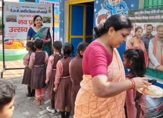 पीएम श्री कंपोजिट स्कूल रानी कर्णावती में नए सत्र का हुआ भव्य स्वागत