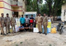 कछवां पुलिस ने चोर गिरोह का किया भंडाफोड़, 6 शातिर गिरफ्तार