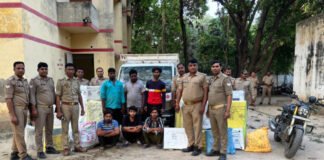 कछवां पुलिस ने चोर गिरोह का किया भंडाफोड़, 6 शातिर गिरफ्तार