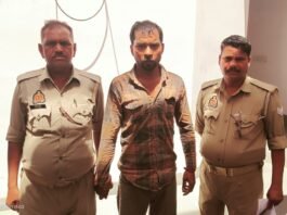 ₹25 हजार का इनामी अभियुक्त अहरौरा पुलिस के हत्थे चढ़ा, लखनियादरी तिराहे से गिरफ्तारी