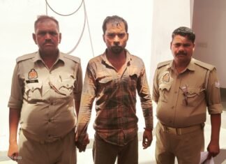 ₹25 हजार का इनामी अभियुक्त अहरौरा पुलिस के हत्थे चढ़ा, लखनियादरी तिराहे से गिरफ्तारी