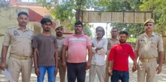 मिर्जापुर में हेरोइन के साथ चार तस्कर गिरफ्तार, दो बाइक व मोबाइल बरामद