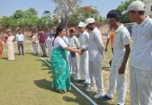 बजाज स्कूल में जोनल क्रिकेट प्रतियोगिता, रोमांचक मुकाबलों में खिलाड़ियों ने दिखाया दम