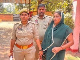 मीरजापुर, अपहरण के आरोपी व एनडीपीएस की वांछित अभियुक्ता गिरफ्तार