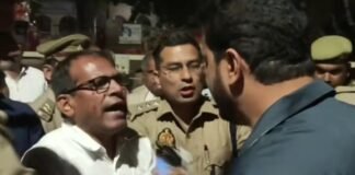 टोल प्लाजा हटाने की मांग पर धरने में सपा नेता की एंट्री, एसडीएम सदर से तीखी नोकझोंक