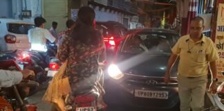 मिर्जापुर के पुरानी बजाजी–पक्के घाट रोड पर रोजाना जाम, लोगों में आक्रोश