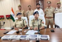 मिर्जापुर पुलिस और तस्करों के बीच मुठभेड़ , दो असलहा तस्कर गिरफ्तार