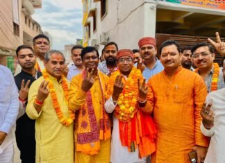 11 वोट से भाजपा प्रत्याशी नितिन केसरवानी ने जीता नगर पालिका वार्ड 36 का उपचुनाव