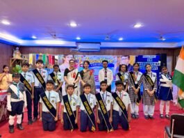 डैफोडिल्स विद्यालय में विद्यार्थी परिषद अलंकरण समारोह आयोजित