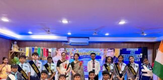 डैफोडिल्स विद्यालय में विद्यार्थी परिषद अलंकरण समारोह आयोजित