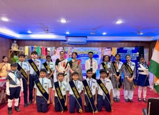 डैफोडिल्स विद्यालय में विद्यार्थी परिषद अलंकरण समारोह आयोजित