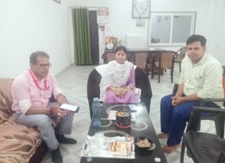 विधायक रिंकी कोल के आवास पर उपजिलाधिकारी ने कराया स्वगणना