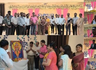 एपेक्स आयुर्वेद कॉलेज में बीएएमएस 2020 बैच के छात्रों को भावभीनी विदाई