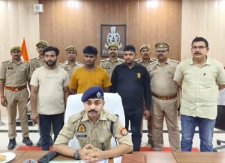 अहरौरा में 75 लाख की अवैध अंग्रेजी शराब बरामद, बिहार के तीन तस्कर गिरफ्तार