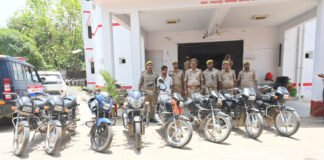 जमालपुर पुलिस ने अंतरराज्यीय वाहन चोर गिरोह का किया खुलासा, बिहार का शातिर चोर गिरफ्तार