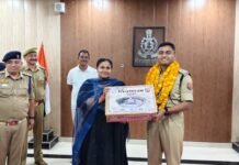 मिर्जापुर,एएसपी कनिष्क आर. जामकर को भावभीनी विदाई