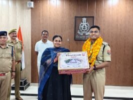 मिर्जापुर,एएसपी कनिष्क आर. जामकर को भावभीनी विदाई