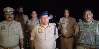 पुलिस मुठभेड़ में हत्या का आरोपी घायल गिरफ्तार, कट्टा और गमछा बरामद