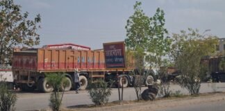 अहरौरा पुलिस की निष्क्रियता से सार्वजनिक रास्ते पर आधे से अधिक अवैध निर्माण पूरा