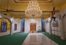 राजा विजयपुर के किले में जमीन को लेकर विवाद, पुलिस ने रुकवाया निर्माण कार्य