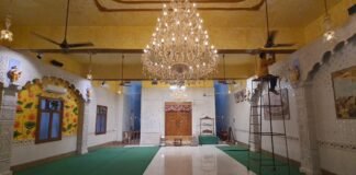 राजा विजयपुर के किले में जमीन को लेकर विवाद, पुलिस ने रुकवाया निर्माण कार्य