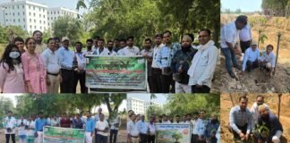 एपेक्स ट्रस्ट प्रांगण में एक पेड़ माँ के नाम अभियान के तहत हुआ वृहद वृक्षारोपण
