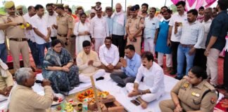 नेगुरा रिबई सिंह में पुलिस चौकी निर्माण कार्य का भूमिपूजन, उच्च न्यायालय की न्यायमूर्ति रहीं मौजूद