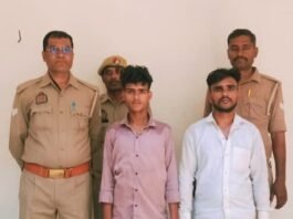 टेंपो में चोरी करने वाले दो आरोपी 24 घंटे के भीतर गिरफ्तार, 13 हजार रुपये और ऑटो बरामद
